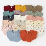 Surakey Baby Bandana Drool Bibs, Muslin Bibs for Drooling Teething Cotton Absorbent Hypoallergenic Pullover Newborn (Green) - Image 6